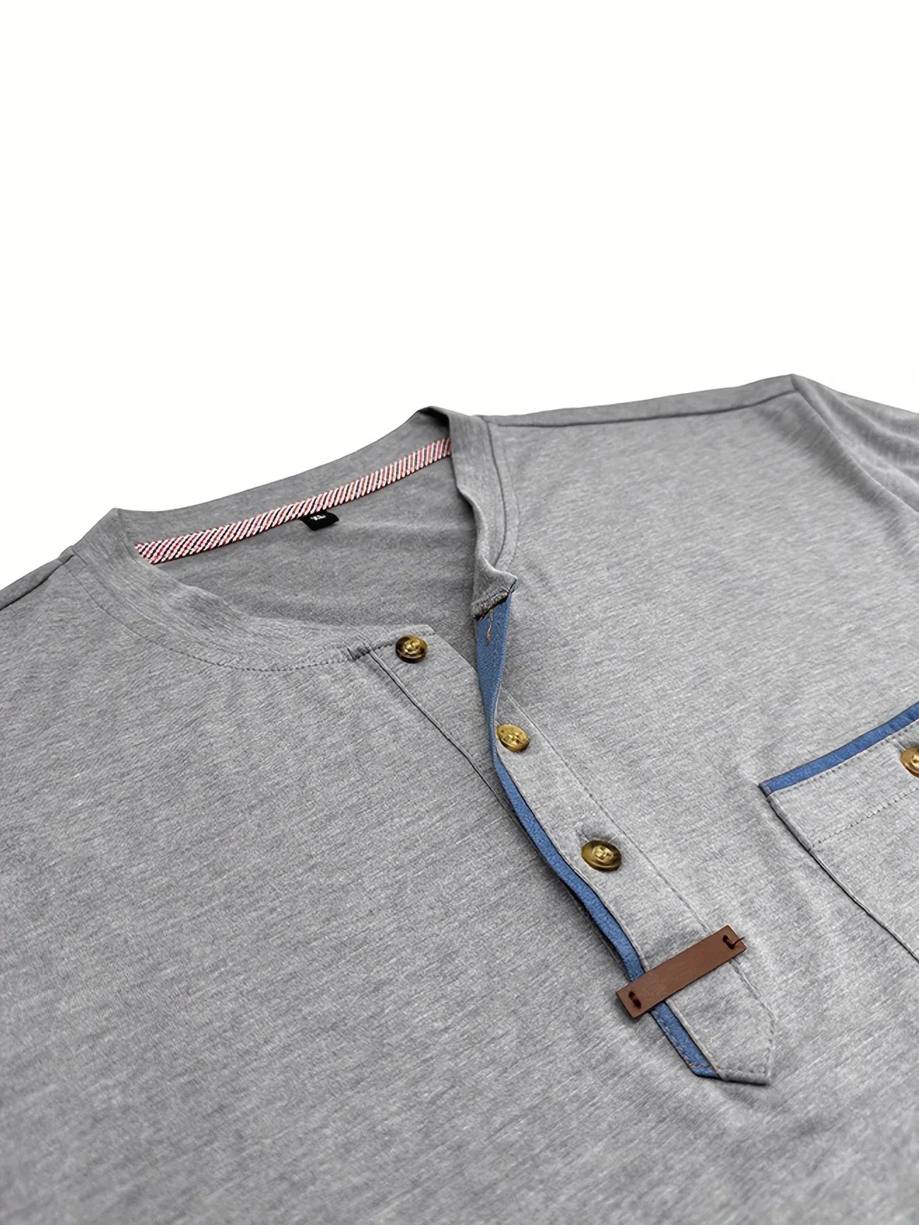 Savrani™ | Elegancka koszulka z okrągłym dekoltem i kieszenią