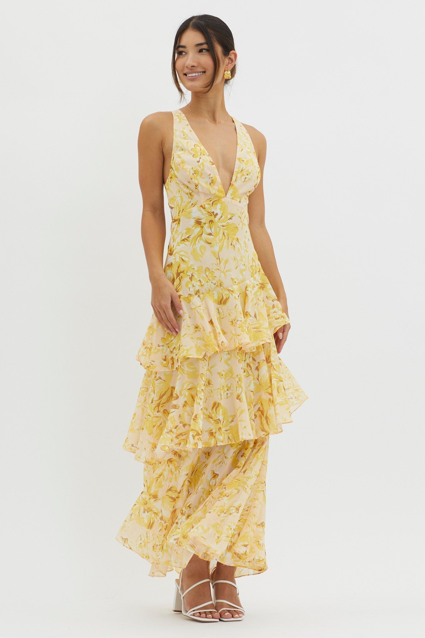 Faye™ | Sukienka Midi Bloom Shift