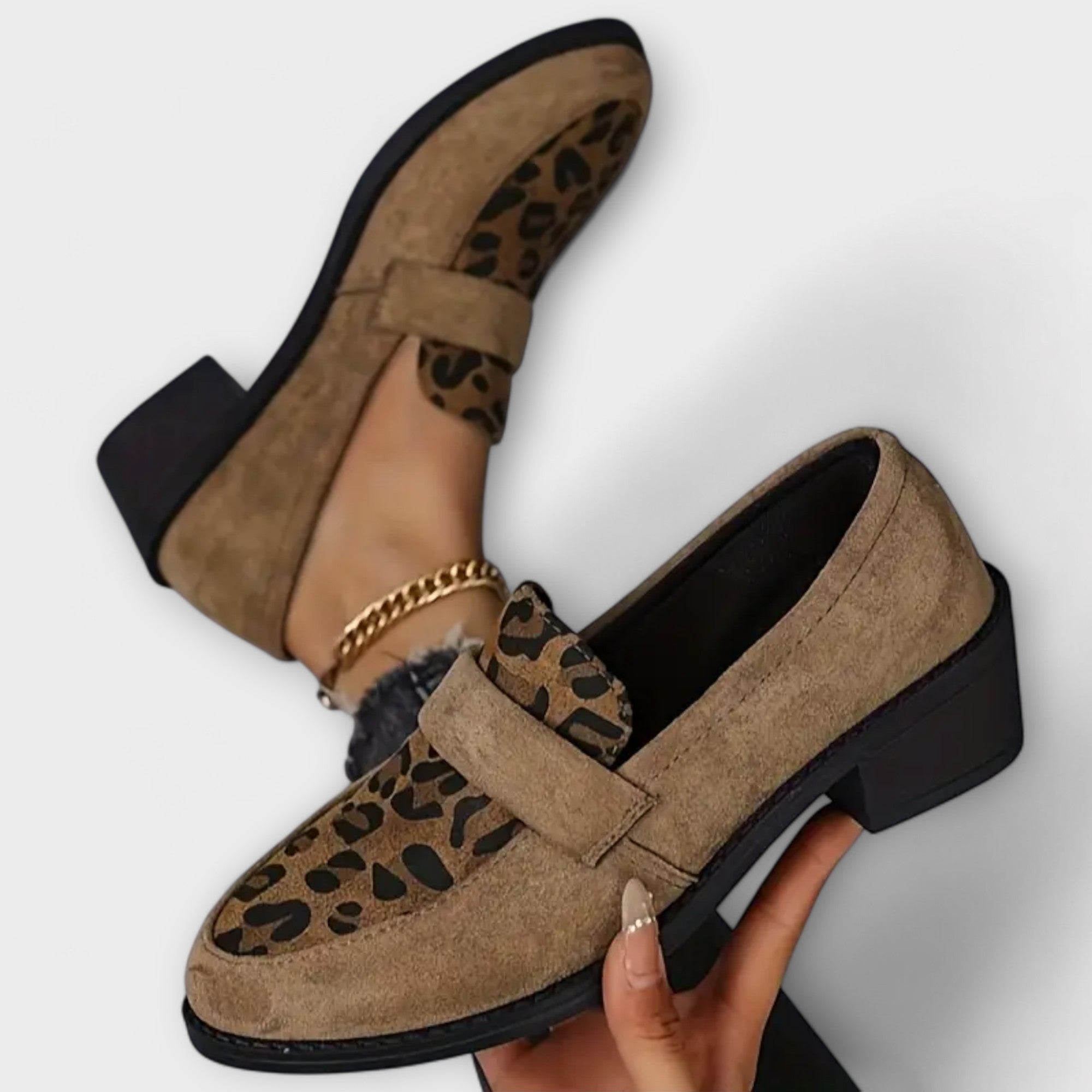 Karla | Eleganckie buty damskie w leopardzie
