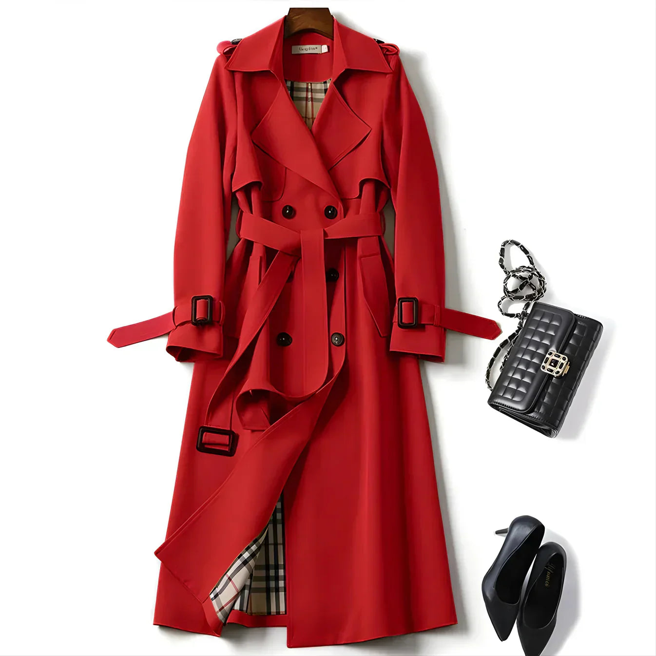 Xanthippe™ | Elegancki Trench-coat o Ponadczasowym Stylu