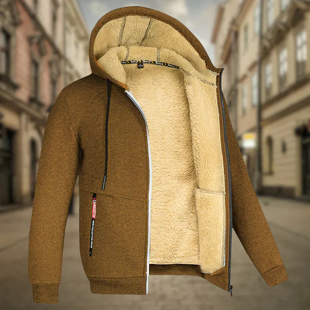 Remy™ - Męska Bluza Fleece z Kapturem