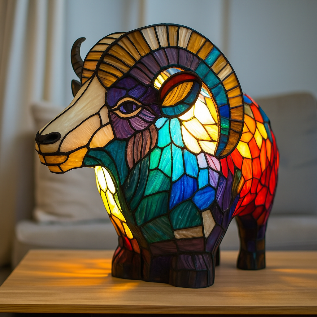 Bijou | Magisk Lampa w Kolorowym Szkle