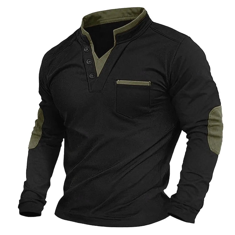 Marek™ | Męski Sweter z V-dekoltem