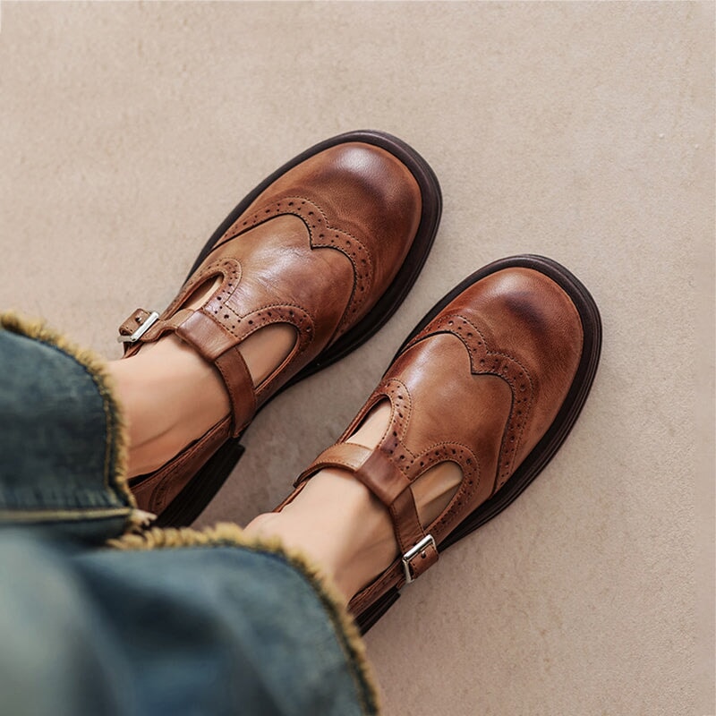 Velda™ | Eleganckie Mary Janes ze skóry