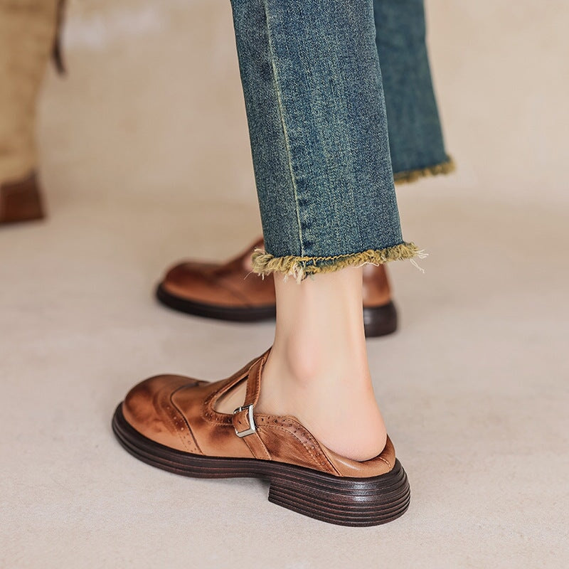 Velda™ | Eleganckie Mary Janes ze skóry