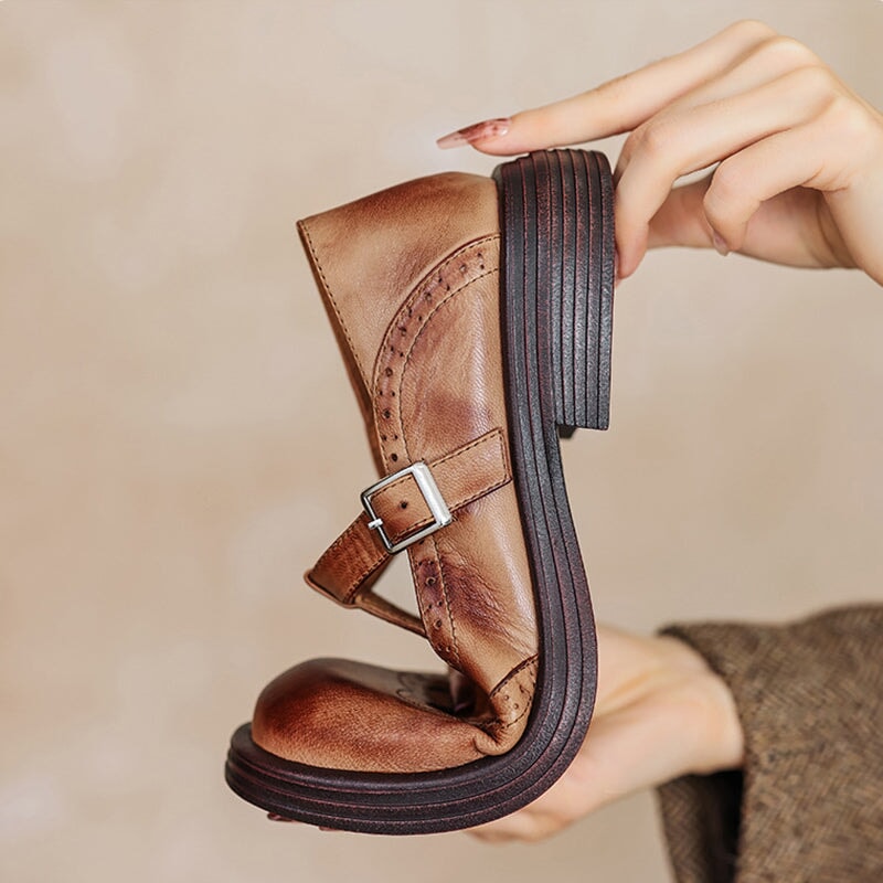 Velda™ | Eleganckie Mary Janes ze skóry