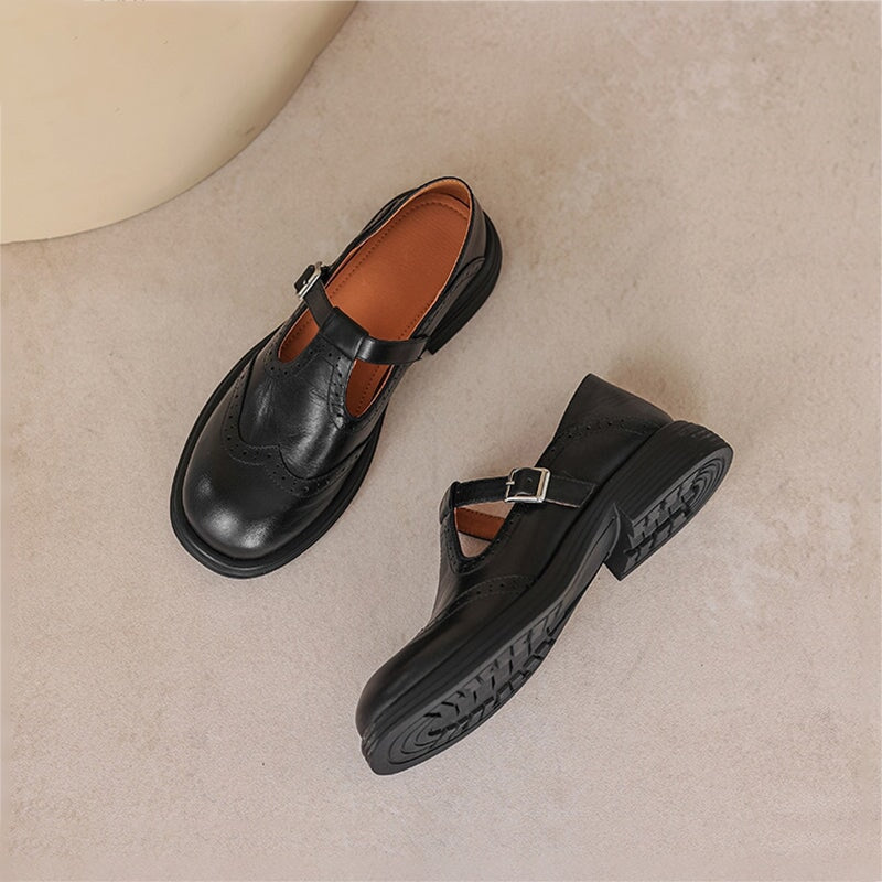 Velda™ | Eleganckie Mary Janes ze skóry